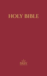 NRSV Pew Bible, hardcover Burgundy