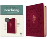 NLT Giant Print Bible, Filament-Enabled Edition (LeatherLike, Cranberry Flourish, Red Letter)