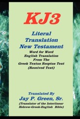 KJ3 Literal Translation New Testament, Paper
