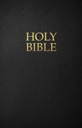 KJVER Gift and Award Holy Bible--soft leather-look, black