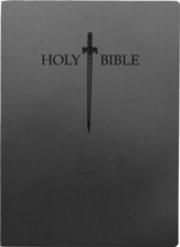 KJVER Large Print Holy Bible--Genuine Leather, black (indexed)