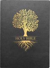 KJV 1611 Family Legacy Bible, Large Print--Soft leather-look, black