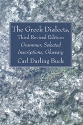 The Greek Dialects, Third Revised Edition, Edition 0002