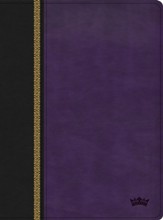 CSB Tony Evans Study Bible, Black/Purple Leathertouch: Advancing God's Kingdom Agenda, Imitation Leather