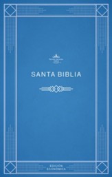 RVR 1960 Biblia economica de evangelismo, azul tapa rustica, paquete de 20 (Economic Bible, pack of 20)