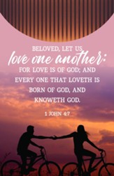 Let Us Love (1 John 4:7, KJV) Bulletin, 100