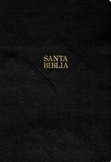 RVR 1960 Biblia Letra Súper Gigante negro, piel fabricada (Super Giant Print Bible, Black Bonded Leather)