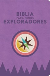 RVR 1960 Biblia para ninos exploradores, lavanda compas simil piel (Explorer Bible for Kids)