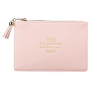 Trust In the Lord Pouch, Pink