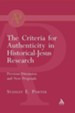 Criteria for Authenticity in Historical-Jesus Research