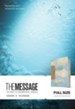 The Message Bible--soft leather-look, sky blue