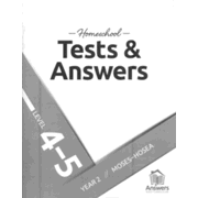 Answers Bible Curriculum: Extra 4-5 Homeschool Tests & Answers Year 2