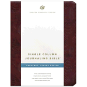ESV Single Column Journaling Bible (TruTone, Chestnut, Leaves Design): ESV  Bibles: 9781433544408: : Books