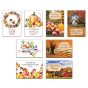 6 cards with Envelopes DaySpring Pack of Religious Thanksgiving Cards Thanksgiving Blessings 