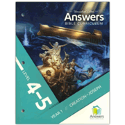 Answers Bible Curriculum: 4-5 Homeschool Student Book Year 1