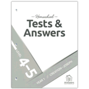 Answers Bible Curriculum: Extra 4-5 Homeschool Tests & Answers