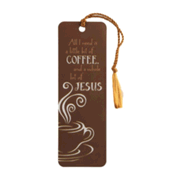 Sunday Morning Acrylic Bookmark – Bibles and Coffee