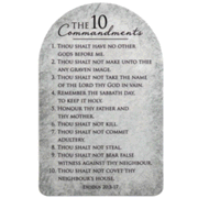 The 10 COMMANDMENTS Bookmark with Tassel