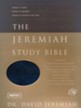 ESV Jeremiah Study Bible, Limited Edition--soft leather-look, navy