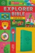 CSB Explorer Bible for Kids--soft leather-look, light teal mountains (indexed)