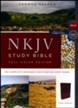 NKJV Comfort Print Full Color Study Bible, Imitation Leather, cranberry