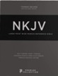 NKJV Large-Print Wide-Margin Reference Bible, Comfort Print--premium goatskin leather, black