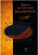 MacArthur Study Bible, Imitation Leather Black/Terracotta, Thumb Ind Biblia de estudio RVR 1960