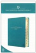 The NLT Spiritual Growth Bible Teal Faux Leather