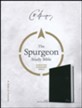 CSB Spurgeon Study Bible, Black Genuine Leather, Thumb-Indexed