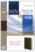 NIV and The Message Side-by-Side Bible, Large Print:   for Study and Comparison, Imitation Leather, Brown