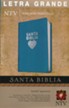 NTV Santa Biblia edicion personal letra grande, NTV Personal Size Large Print Bible, Imitation Leather, Aqua
