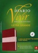 NTV Biblia de estudio del diario vivir, letra grande, NTV Large-Print Life Application Study Bible--soft leather-look, burgundy/rose (indexed)