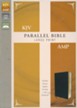 KJV and Amplified Parallel Bible, Large Print, Bonded Leather, Black - Slightly Imperfect