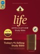 NIV Life Application Study Bible, Third Edition--soft leather-look, brown (indexed)