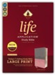 NIV Life Application Study Bible, Third Edition, Large Print, Leathersoft, Pink, Indexed