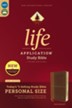 NIV Life Application Study Bible, Third Edition, Personal Size, Leathersoft, Brown