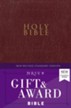 NRSV, Gift and Award Bible, Leather-Look, Burgundy, Comfort Print