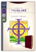 NRSV Thinline Bible, Giant Print, Comfort Print, Leathersoft, Burgundy