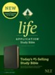 NLT Life Application Study Bible, Third Edition--black  genuine leather, red-letter