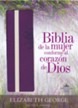 Biblia de la mujer conforme al corazon de Dios RVR 1960, Morado (The Bible for Women After God's Own Heart, Purple)