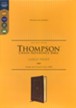 KJV Thompson Chain-Reference Bible, Large Print, Comfort Print--soft leather-look, brown