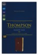 NIV Handy-Size Thompson-Chain Reference Bible, Comfort Print--soft leather-look, burgundy (indexed)