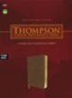 NKJV, Thompson Chain-Reference Bible, Leathersoft, Brown, Red Letter, Thumb Indexed