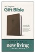 Premium Gift Bible NLT (Red Letter, LeatherLike, Star Cross Taupe), LeatherLike, Star Cross Taupe