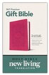 Premium Gift Bible NLT (Red Letter, LeatherLike, Very Berry Pink Vines), LeatherLike, Very Berry Pink Vines
