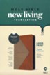 NLT Large Print Thinline Reference Zipper Bible, Filament Enabled Edition (LeatherLike, Messenger Stone & Camel)