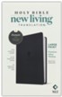 NLT Premium Value Thinline Bible, Large Print, Filament-Enabled--soft leather-look, black