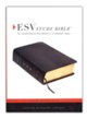 ESV Study Bible--Genuine leather, black