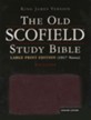 The Old Scofield Study Bible, KJV, Large Print Edition Genuine Leather Burgundy, Indexed