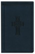 ESV Value Thinline Bible--soft leather-look, charcoal with Celtic cross design